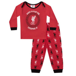 Liverpool FC Official Football Gift Boys Kids Baby Pyjamas - 0-3 Months