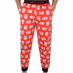 Liverpool FC Official Football Gift Mens Lounge Pants Pyjama Bottoms - Red Multi, Medium