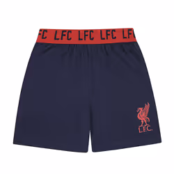 Liverpool FC Boys Pyjamas Short Kids OFFICIAL Football Gift - Navy Blue, 10-11 Years