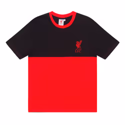 Liverpool FC Mens Pyjamas Long Premium Set OFFICIAL Football Gift - Black, Small