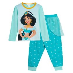Girls Disney Aladdin Princess Jasmine Dress Up Pyjamas Full Length Novelty Pjs - 3-4 Years