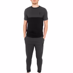 Liverpool FC Mens Pyjamas Long Premium Set OFFICIAL Football Gift - Grey, Large
