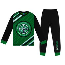 Celtic FC Boys Pyjamas Long Sublimation OFFICIAL Football Gift - 5-6 Years