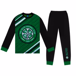 Celtic FC Boys Pyjamas Long Sublimation OFFICIAL Football Gift - 13-14 Years