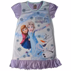 ) Girls Frozen Nightdress - - Seek The Magic - 7-8 Years (122-128 cm