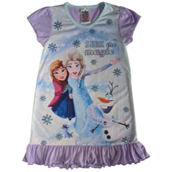 ) Girls Frozen Nightdress - - Seek The Magic - 7-8 Years (122-128 cm