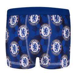 Chelsea FC Boys Boxer Shorts 3 Pack Crest Kids OFFICIAL Football Gift - Multi, 9-10 Years