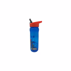 Marvel re usable Water Bottle, polypropylene, Blue and red, 600ml