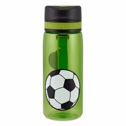 Kids Water Bottles â 550ml Tritan Flip Cap Water Bottle With Detachable Strap â Wide Neck & Dust Cover Lid â BPA Free & ...