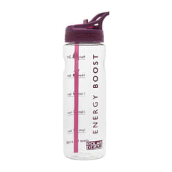 750ml Tracker Water Bottle With Straw - BPA-Free Reusable Water Bottle With Time Markings â Running Water Bottle Perfect for Gym, Cycling & Work -
