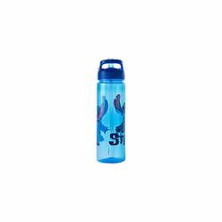 Stitch Water Bottle with Straw Ã¢ Reusable Kids 600ml PP Ã¢ Blue Ã¢ Official Merchandise by Polar Gear Ã¢ BPA Free & Recyclable Plastic