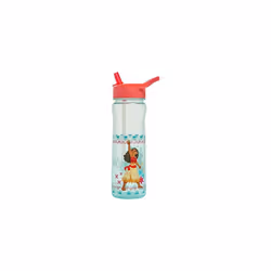 Disney Moana Water Bottle Flip Up Straw 600ml â Official Disney Merchandise Kids Reusable Non Spill - BPA Free - Recyclable ...