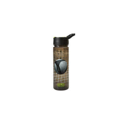Football Water Tracker Bottle with Straw Ã¢ Reusable Kids 600ml PP in Green & Black Ã¢ Official Merchandise by Polar Gear Ã¢ BPA Free & Recyclable
