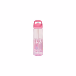 Princess Rainbow Water Bottle with Straw â Reusable Kids 600ml PP â Pink â Official Merchandise by Polar Gear â BPA Free & Recyclable Plastic