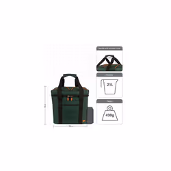 Active Adventure Cool Bag - Insulated Lunch Bags For Women, Men - Picnic Bag, Cooler Bag, Cooler Backpack Range (21L Family Cooler)