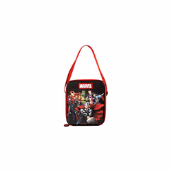 Avengers Tech Insulated Kids Lunch Shoulder Strap, Official Merchandise by Polar Gear â 600D Polyester Cooler, Reusable Food & Drink Thermal Cool