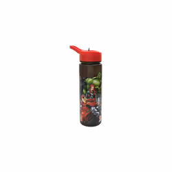 Avengers Water Bottle Flip Up Straw 600ml â Official Disney Merchandise by Polar Gear Reusable Non Spill - BPA Free - Recyc ...