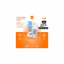 Clorexyderm 4% Foam Mousse - Dry Shampoo for Dogs & Cats - Antibacterial & Antifungal - Dry Itchy Skin Relief ? Moisturises, Soothes & Softens Skin &