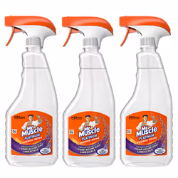 3 x Mr Muscle Platinum Shower Shine Limescale Spray - 500ml