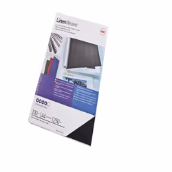 GBC LinenWeave Binding Covers 250gsm A4 Black (100) - Additional view 6