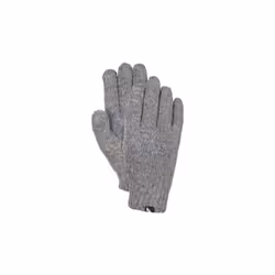 Trespass Womens Gloves Knitted Rib Cuff Manicure - L/XL, Grey Marl