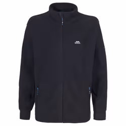 Trespass Mens Fleece Jacket Full Zip Bernal - M, Black