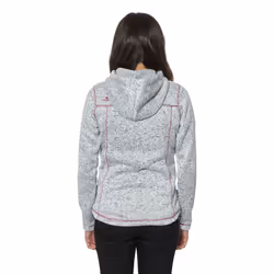 Trespass Odelia Womens Full Zip Fleece Hood Jacket - 16, Ghost Marl
