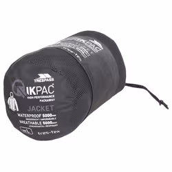 Trespass Adults Waterproof Jacket Packaway Qikpac - XL, Flint