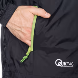 Trespass Adults Waterproof Jacket Packaway Qikpac - XXXS, Black