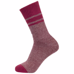 Trespass Womens Anti Blister Walking Socks 2 Pack - 6/9, Grape Wine/Oatmeal