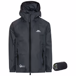 Trespass Qikpac Kids Waterproof Jacket - 9-10 Years, Flint