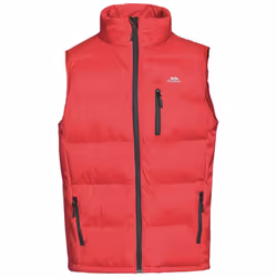 Trespass Mens Padded Gilet Bodywarmer Clasp - M, Red