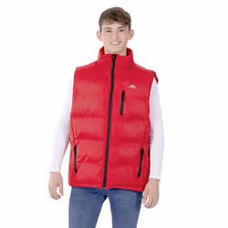 Trespass Mens Padded Gilet Bodywarmer Clasp - M, Red