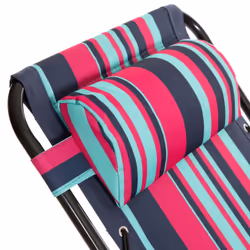Trespass Padded Sun Lounger Chair Glentilt - EACH, Tropical Stripe