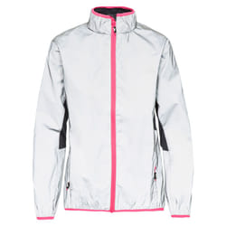 Trespass Womens Waterproof Jacket Relective Lumi - 10, Silver Reflective