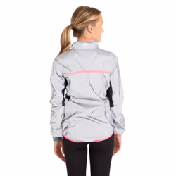 Trespass Womens Waterproof Jacket Relective Lumi - 8, Silver Reflective