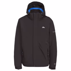 Trespass Mens Waterproof Jacket With Hood Donelly - S, Black