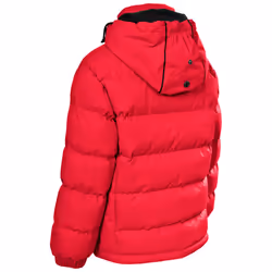 Trespass Boys Padded Jacket Hooded Tuff - 5-6 Years, Red