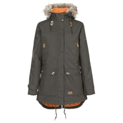 Trespass Womens Parka Jacket Waterproof Clea - 8, Dark Khaki