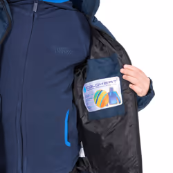 Trespass Boys Padded Jacket Hooded Tuff - 5-6 Years, Navy