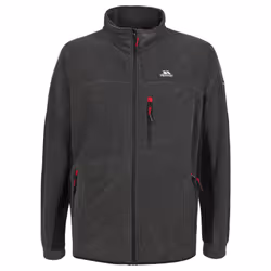 Trespass Mens Fleece Jacket Full Zip Jynx - XXS, Black