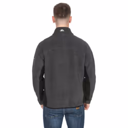 Trespass Mens Fleece Jacket Full Zip Jynx - XXS, Black