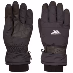 Trespass Adults Ski Gloves Lightly Padded Gohan II - XL, Black