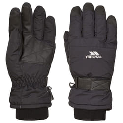 Trespass Kids Ski Gloves Gohan II - 10-12 Years, Black
