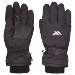 Trespass Kids Ski Gloves Gohan II - 8/10, Black