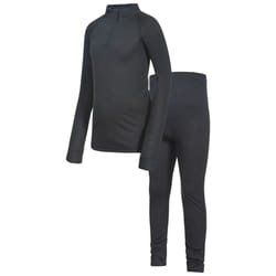 Trespass Unite360 Kids Thermal Base Layer Set - 5-6 Years, Black  X