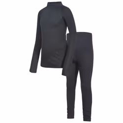 Trespass Unite360 Kids Thermal Base Layer Set - 7-8 Years, Black  X
