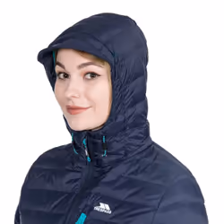 Trespass Womens Down Jacket Hooded Coat Arabel - 6, Navy