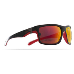 Trespass Adults Sunglasses Mirror Lens Shades Drop - EACH, Black/Red