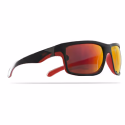 Trespass Adults Sunglasses Mirror Lens Shades Drop - EACH, Black/Red